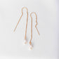 Teardrop Baroque Pearl U - Ear Threaders