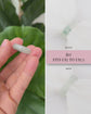 BACKORDER: Love Knot & XOX Jade Ring