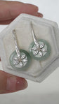 Daisy Hook Jade Earrings D73S