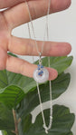 Lavender Jade with Kyanite Vine Necklace