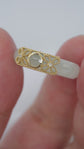 Open XOX Jade Ring - JJ6Y (US5.25, Cannot be resized)