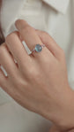 Aquamarine Stardust Ring - 1563ARR