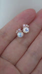 Star-kissed Moonstone Earrings - 1547MER