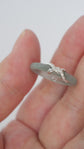 Together Jade Ring - 14K White Gold