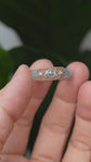 Open XOX Jade Ring - JJ15R (US7.5, Cannot be resized)