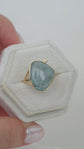 Aquamarine Moon Ring - 1558ARY