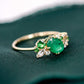 Bouquet De Fleurs Ring in 14K - Emerald