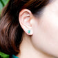 Solitaire Emerald Ear Studs - 1287EER