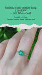 Emerald Semi-Eternity Ring - 1246ERW