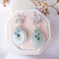 Jade with Grandiederite Vine and Orchid Earrings