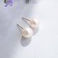 Freshwater Pearl Ear Studs in 14K Gold -6-6.5mm