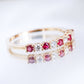 Milestone Ring with Ruby and Diamonds