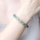 Pine and Sage Green Jade Bracelet 745B