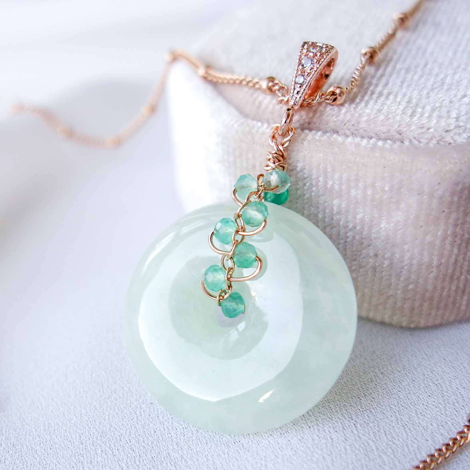 Jade with Tourmaline Vine Necklace, Jade Necklace, Crystal on sale Necklace, Green Jade Necklace, 14K Gold Filled Necklace, Modern Jade Necklace