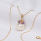 Baroque Pearl Birthstone Necklace - February