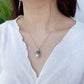 Baroque Pearl with Turquoise Cluster Necklace APN5