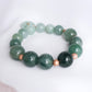 Forest Green Jade Bracelet B2116