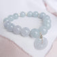 Arctic Blue Jade Bracelet B2123