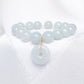Arctic Blue Jade Bracelet B2123