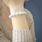Arctic Blue Jade Bracelet B2123