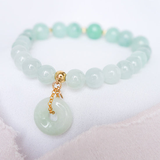 Apple Green Jade Bracelet B2125