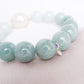 Teal Jade and Baroque Pearl Bracelet B2126