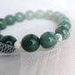 Forest Green Jade Bracelet B2135