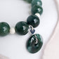 Forest Green Jade Bracelet B2135