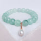 Apple Green Jade Bracelet B2146