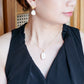 Chic Large Keshi Pearl Necklace - Gold Filled