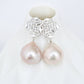 Blush Baroque Pearls with Peranakan Ear Studs - BPE10