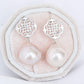 Blush Baroque Pearls with Peranakan Ear Studs - BPE10