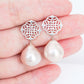 Blush Baroque Pearls with Peranakan Ear Studs - BPE10