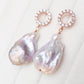Large Keshi Pearl Earrings BPE19
