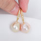 Blush Baroque Pearls Hook Earrings - BPE22