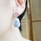 Large Keshi Pearl Earrings BPE24