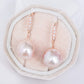 Blush Baroque Pearls Hook Earrings - BPE58