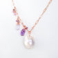 3 Way Asymmetrical Baroque Pearl Necklace - BPN5R