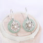 Camellia Hook Jade Earrings CHE43
