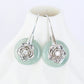 Camellia Hook Jade Earrings CHE48S