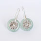 Camellia Hook Jade Earrings CHE48S