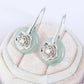 Camellia Hook Jade Earrings CHE48S