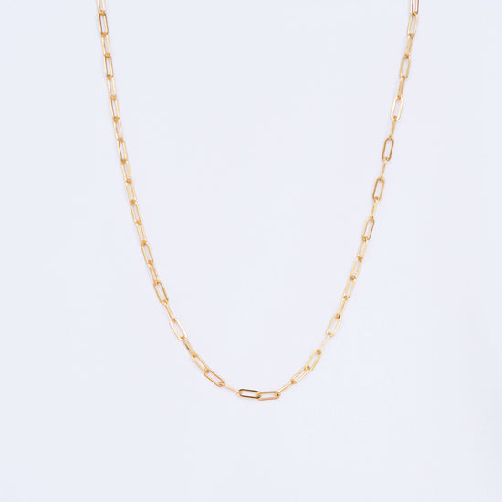 Paperclip Choker - Gold Filled