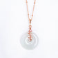 Lilac Jade with Pink Pearl Vine Necklace GVN10R