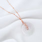 Lilac Jade with Pink Pearl Vine Necklace GVN7R