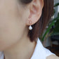 Petite Rose Ear Studs with Petite Pearls