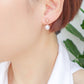 Petite Rose Ear Studs with Petite Pearls AP39