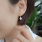 Triple Leaf Ear Studs with Petite Pearls