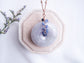 Lavender Jade Necklace with Sapphire Vine